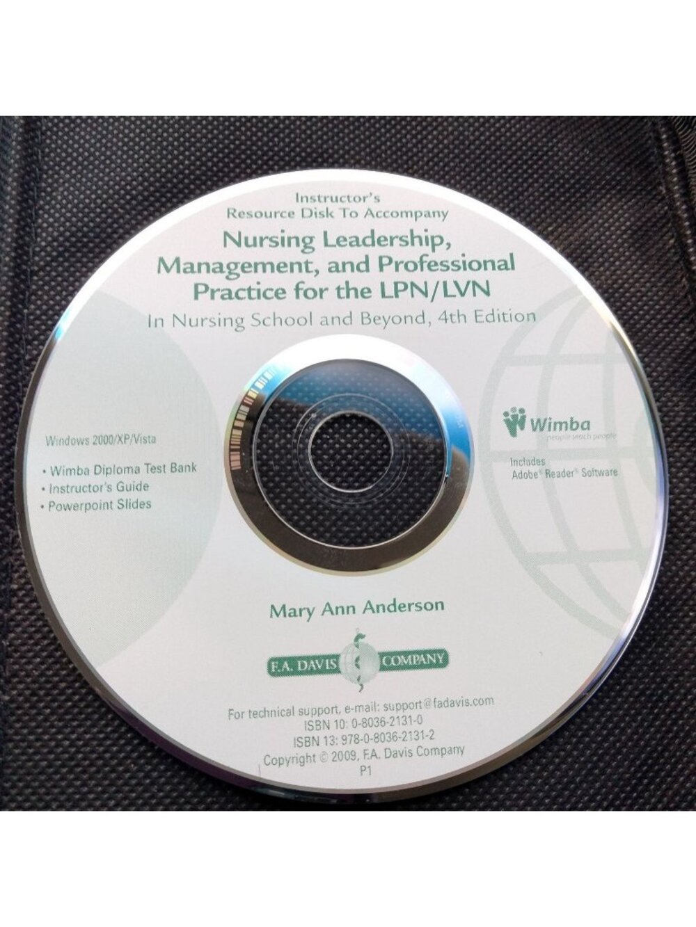 Nursing Leadership Management LPN LVN Test Bank Instructors Resource CD